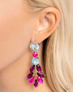 Paparazzi Cascading Cache - Multi Earrings