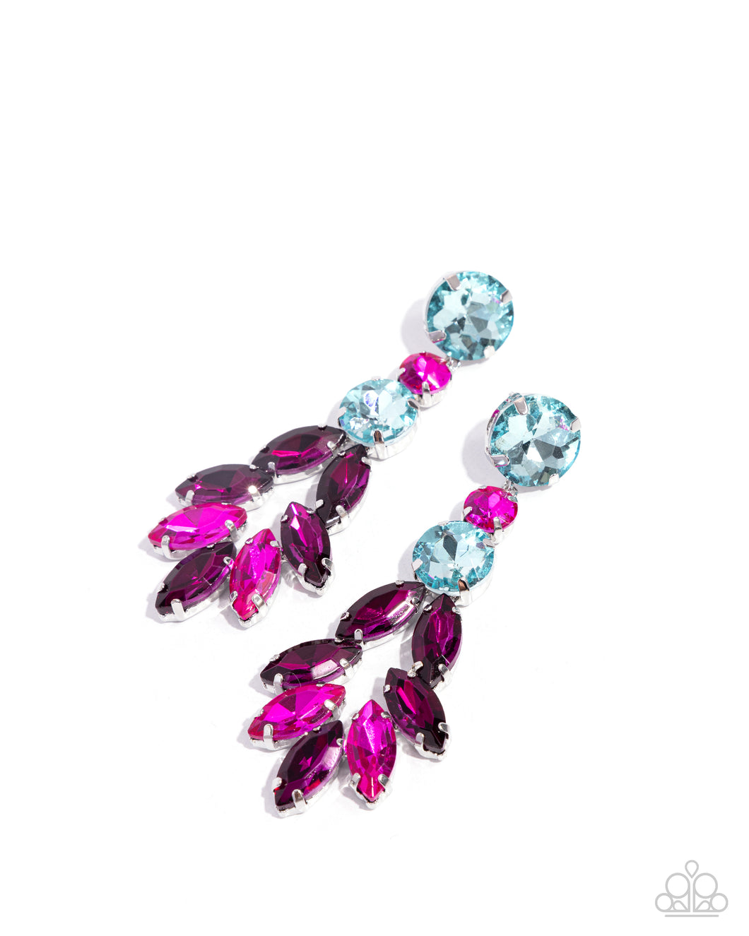 Paparazzi Cascading Cache - Multi Earrings