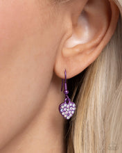 Load image into Gallery viewer, Paparazzi Homecoming Hearts - Purple Necklace
