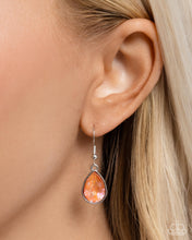 Load image into Gallery viewer, Paparazzi Talented Teardrops - Orange Necklace
