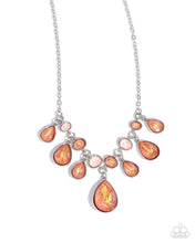 Load image into Gallery viewer, Paparazzi Talented Teardrops - Orange Necklace
