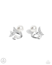 Load image into Gallery viewer, Paparazzi Modular Mermaid - White Earrings
