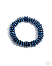 Load image into Gallery viewer, Paparazzi Dynamic Discs - Blue Bracelet
