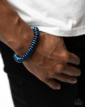 Load image into Gallery viewer, Paparazzi Dynamic Discs - Blue Bracelet
