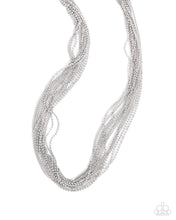 Load image into Gallery viewer, Paparazzi Backstage Ball - Silver Necklace
