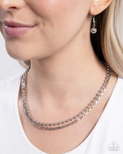 Load image into Gallery viewer, Paparazzi Laidback Layers - Silver Necklace
