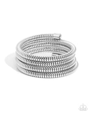 Load image into Gallery viewer, Paparazzi Casual Coils - Silver Bracelet
