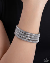 Load image into Gallery viewer, Paparazzi Casual Coils - Silver Bracelet
