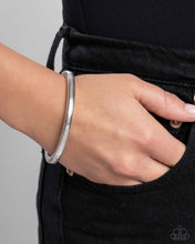 Load image into Gallery viewer, Paparazzi Stubborn Simplicity - Silver Bracelet
