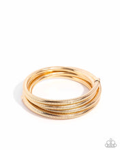 Load image into Gallery viewer, Paparazzi Coiled Command - Gold Bracelet
