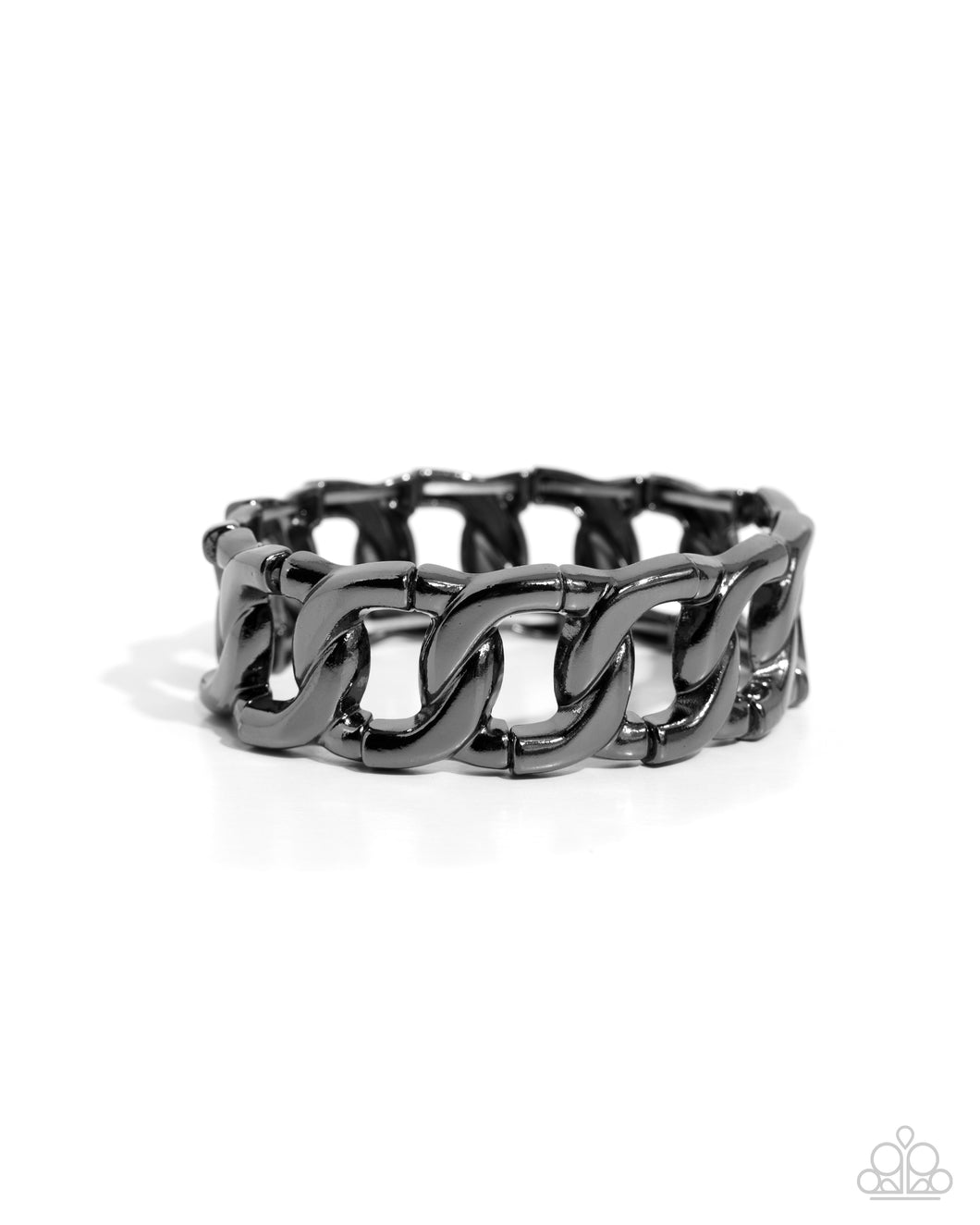 Paparazzi Forged in Fame - Black Bracelet