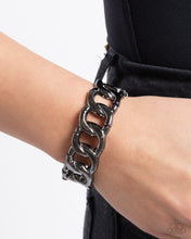 Load image into Gallery viewer, Paparazzi Forged in Fame - Black Bracelet
