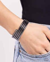 Load image into Gallery viewer, Paparazzi Coiled Command - Black Bracelet
