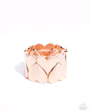 Load image into Gallery viewer, Paparazzi Sweetheart Setting - Rose Gold Bracelet
