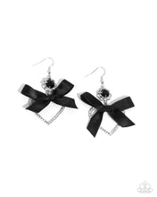 Load image into Gallery viewer, Paparazzi Kawaii Keepsake - Black Earrings
