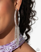 Load image into Gallery viewer, Paparazzi Jaw-Dropping Jubilee - White Earrings

