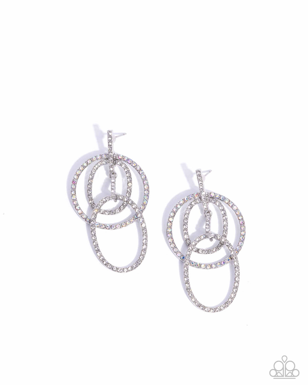 Paparazzi Geometric Glitz - Multi Earrings