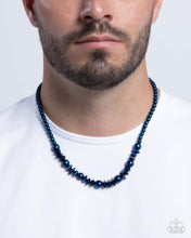 Load image into Gallery viewer, Paparazzi Metallic Memory - Blue Necklace
