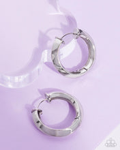 Load image into Gallery viewer, Paparazzi Hinged Homage - Silver Earrings
