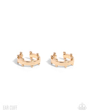 Load image into Gallery viewer, Paparazzi Studded Simplicity - Gold Earrings
