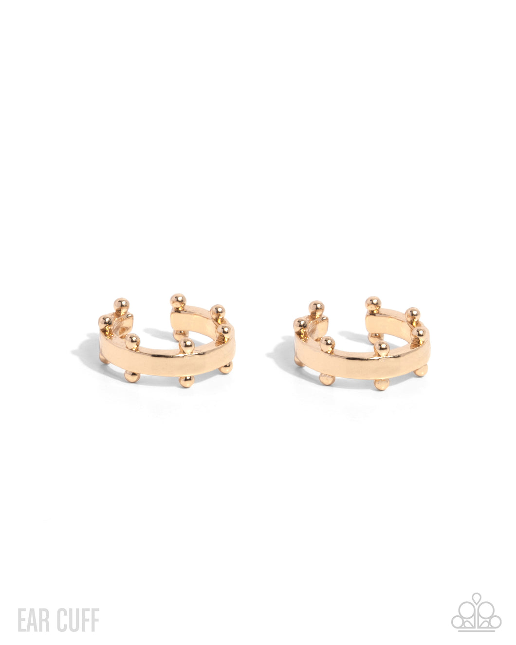 Paparazzi Studded Simplicity - Gold Earrings