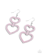 Load image into Gallery viewer, Paparazzi Dedicated Darling - Pink Earrings
