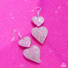 Load image into Gallery viewer, Paparazzi Never Enough Sparkle - Pink Earrings
