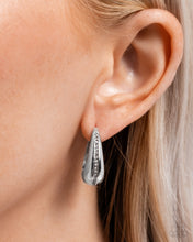 Load image into Gallery viewer, Paparazzi Executive Mansion - White Earrings
