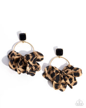 Load image into Gallery viewer, Paparazzi Charming Cheetah - Gold Earrings
