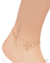 Load image into Gallery viewer, Paparazzi Crescent Chic - Gold Ankle Bracelet
