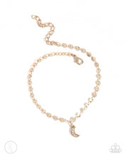 Load image into Gallery viewer, Paparazzi Crescent Chic - Gold Ankle Bracelet
