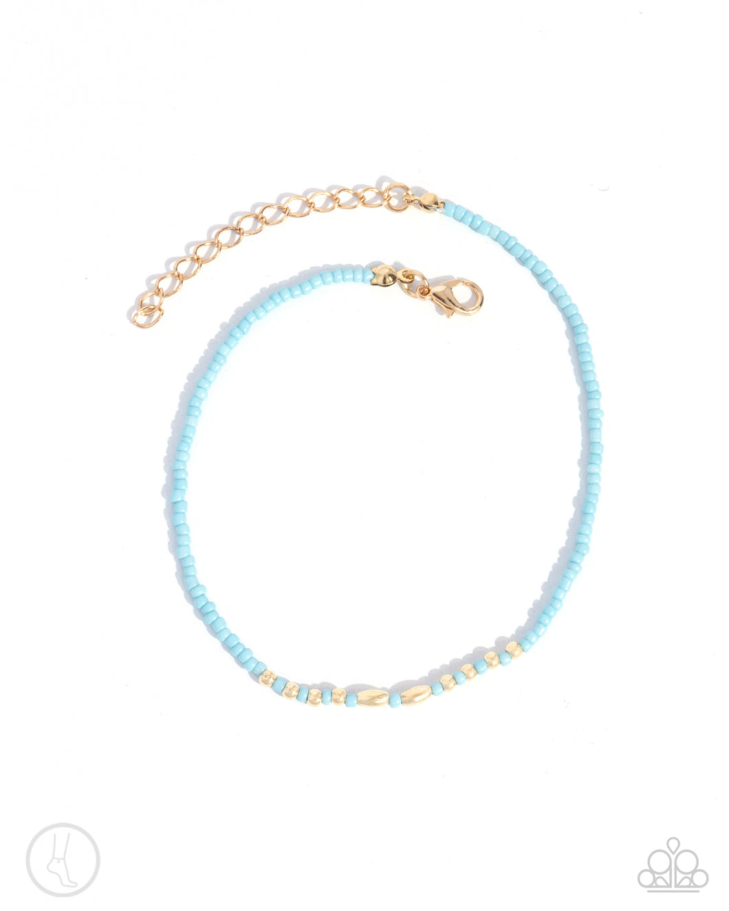 Paparazzi Basic Brightness - Gold Ankle Bracelet