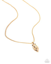 Load image into Gallery viewer, Paparazzi Wolf Warrior - Gold Necklace
