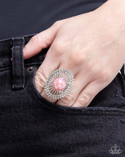 Load image into Gallery viewer, Paparazzi "Ornamental Outline" Pink Ring Paparazzi Jewelry
