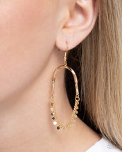 Load image into Gallery viewer, Paparazzi Forever Fringe - Gold Earrings
