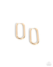 Load image into Gallery viewer, Paparazzi Paramount Paperclips - Gold Earrings
