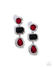 Load image into Gallery viewer, Paparazzi Entertaining the Thought - Red Earrings
