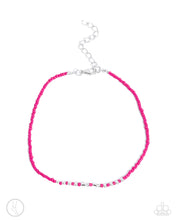 Load image into Gallery viewer, Paparazzi Basic Brightness - Pink Ankle Bracelet
