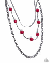 Load image into Gallery viewer, Paparazzi High-Class Haute - Red Necklace
