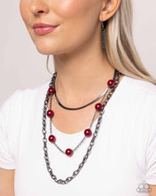 Load image into Gallery viewer, Paparazzi High-Class Haute - Red Necklace
