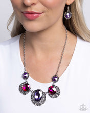 Load image into Gallery viewer, Paparazzi City Color - Purple Necklace
