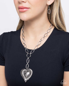 Paparazzi High Fidelity - Silver Necklace