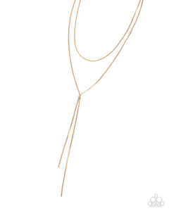 Paparazzi Dutiful Dance - Gold Necklace