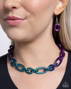 Paparazzi Nuanced Nightlife - Purple Necklace