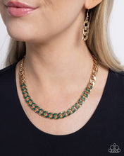 Load image into Gallery viewer, Paparazzi Painted Problem - Green Necklace
