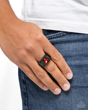 Load image into Gallery viewer, Paparazzi Trenchant Triangle - Red Ring
