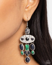 Load image into Gallery viewer, Paparazzi Inspired Interval - Black Earrings
