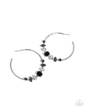 Load image into Gallery viewer, Paparazzi Modular Musings - Black Earrings
