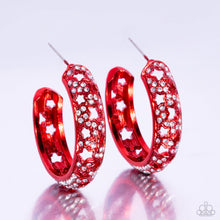 Load image into Gallery viewer, Paparazzi Stellar Significance - Red Earrings
