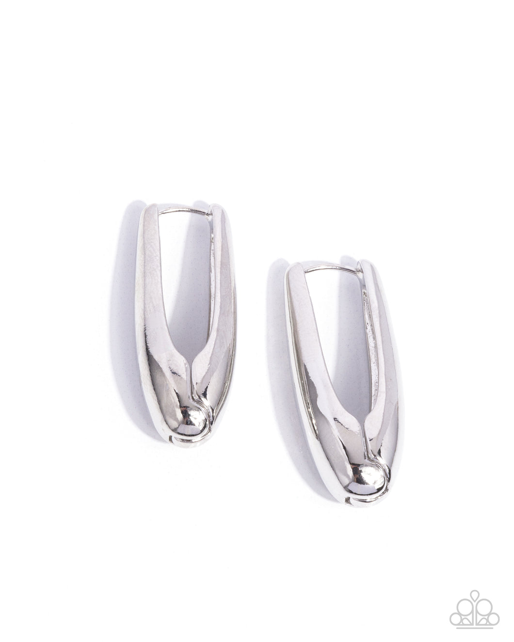 Paparazzi Eloquent Estate - Silver Earrings